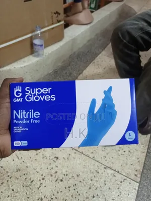 100pcs Nitrile Powder Free Medical Examination Gloves.