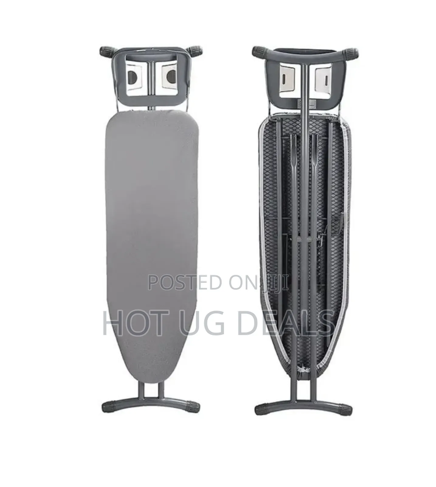 Large Foldable Ironing Board -grey/Black
