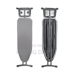 Large Foldable Ironing Board -grey/Black