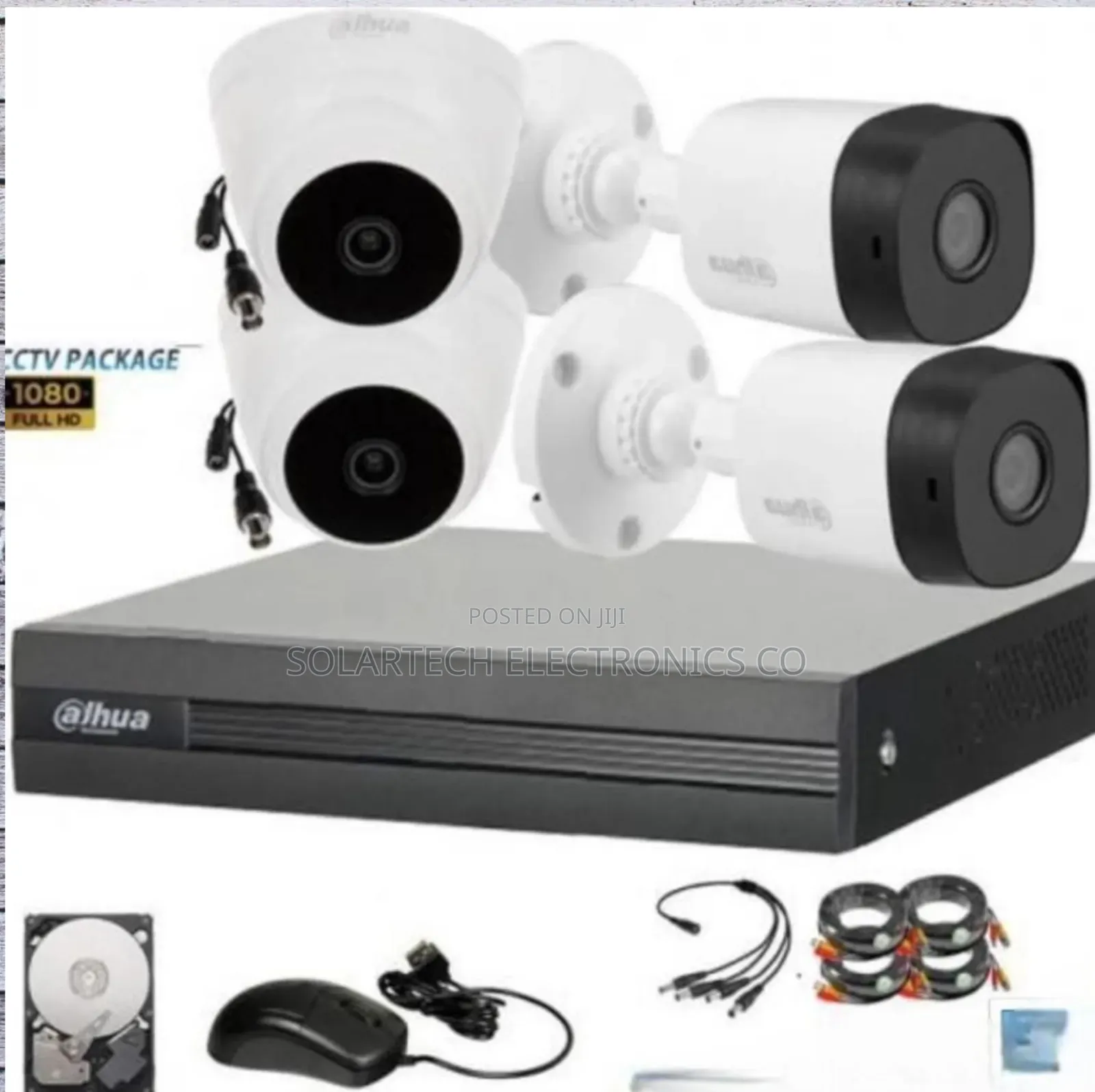 4 Channel Hik Vision CCTV Camera System/ Camlogic Kit