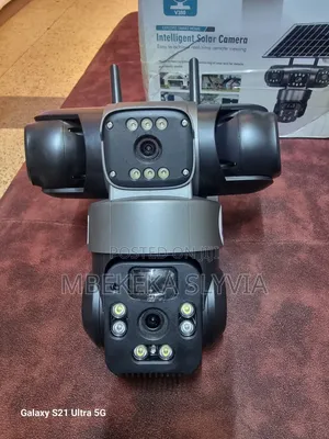 4g Simcard Solar Camera Double Lens Outdoor