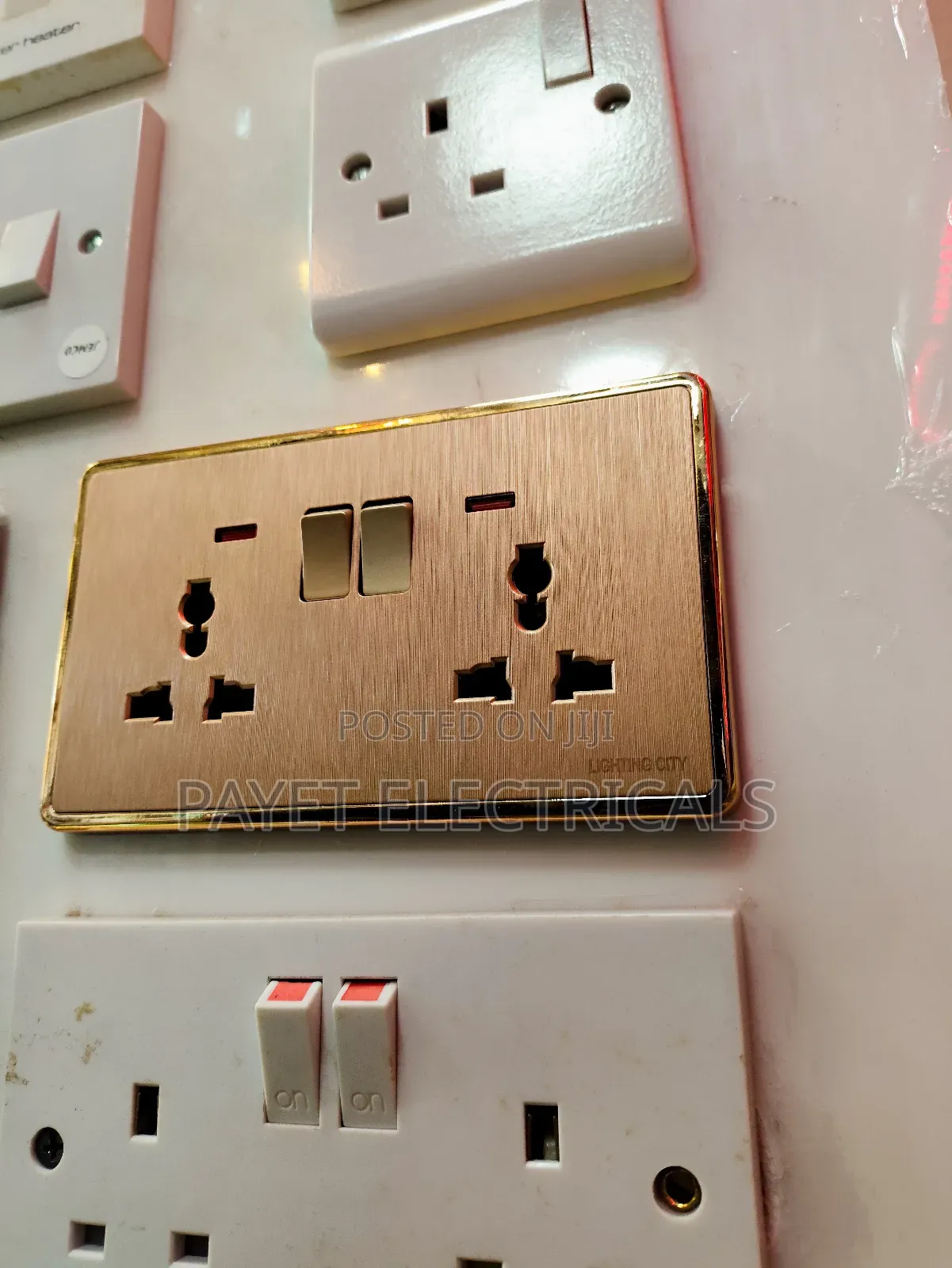 Goldish Multi Double Socket