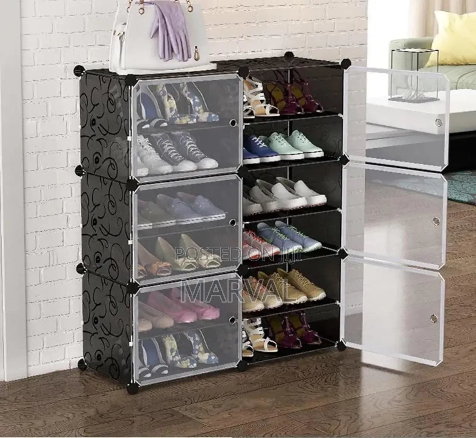 6layer Plastic Shoe Storage Cabinet