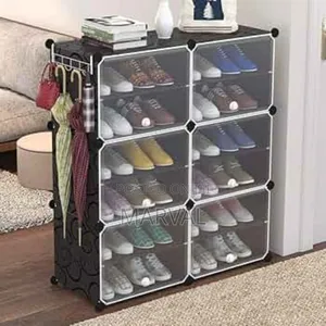 6layer Plastic Shoe Storage Cabinet