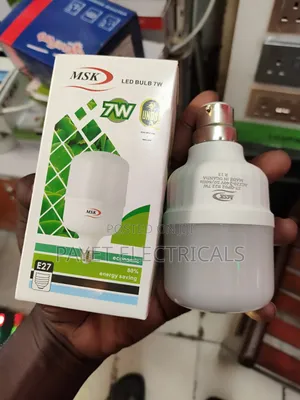 White MSK Bulb for 7watts E27