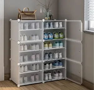 6 Tiers Shoe Rack Space Saving Shoe Tower Cabinet