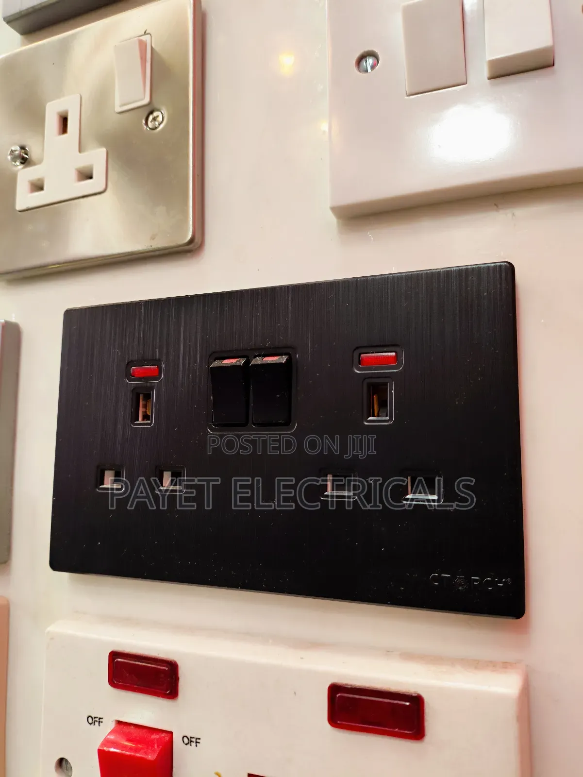 Ctorch Black Double Socket