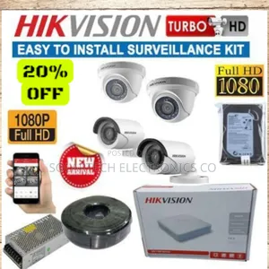 5 Channel Hik Vision CCTV Camera Kit /Vigilant Eye Yuko