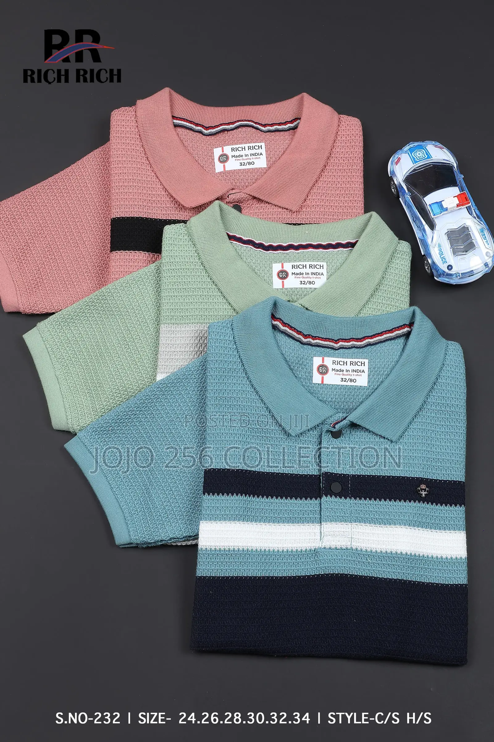 Kids Collared Tshirts