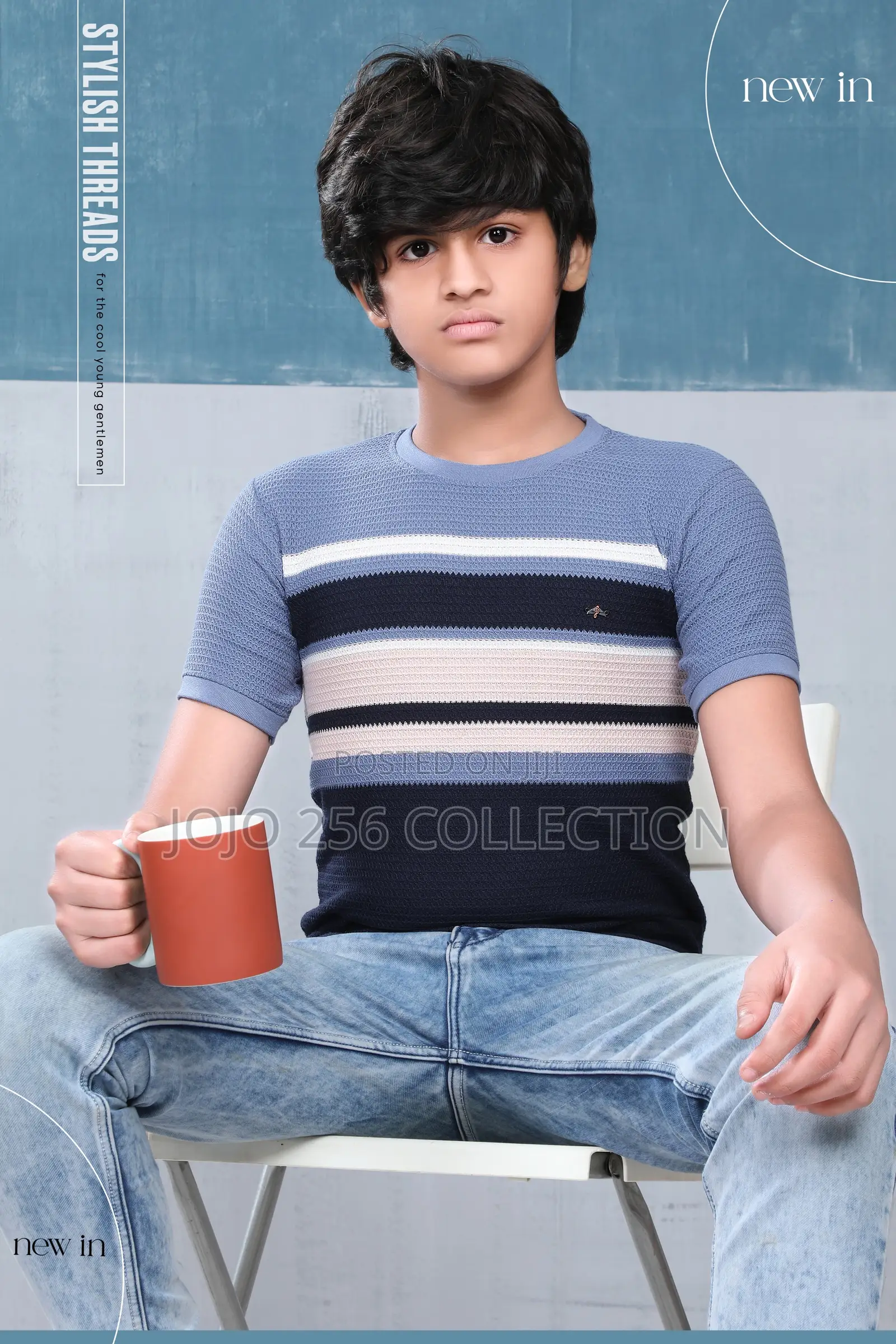 Boys Collarless Tshirts