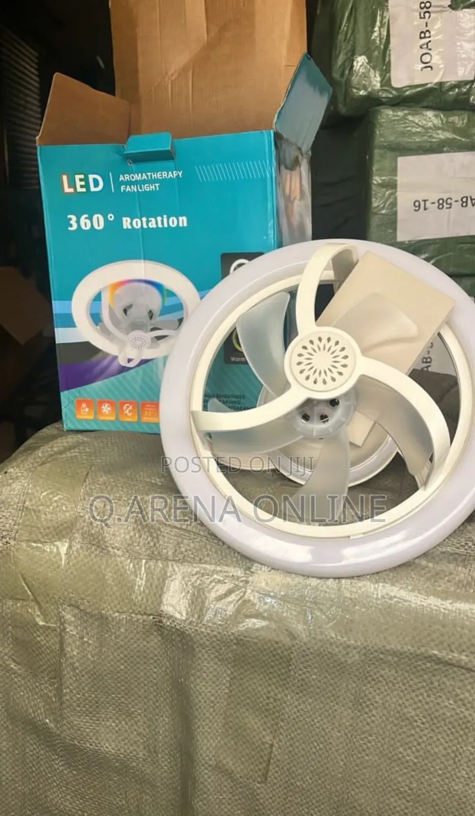 RGB Colorful Bulb Fan