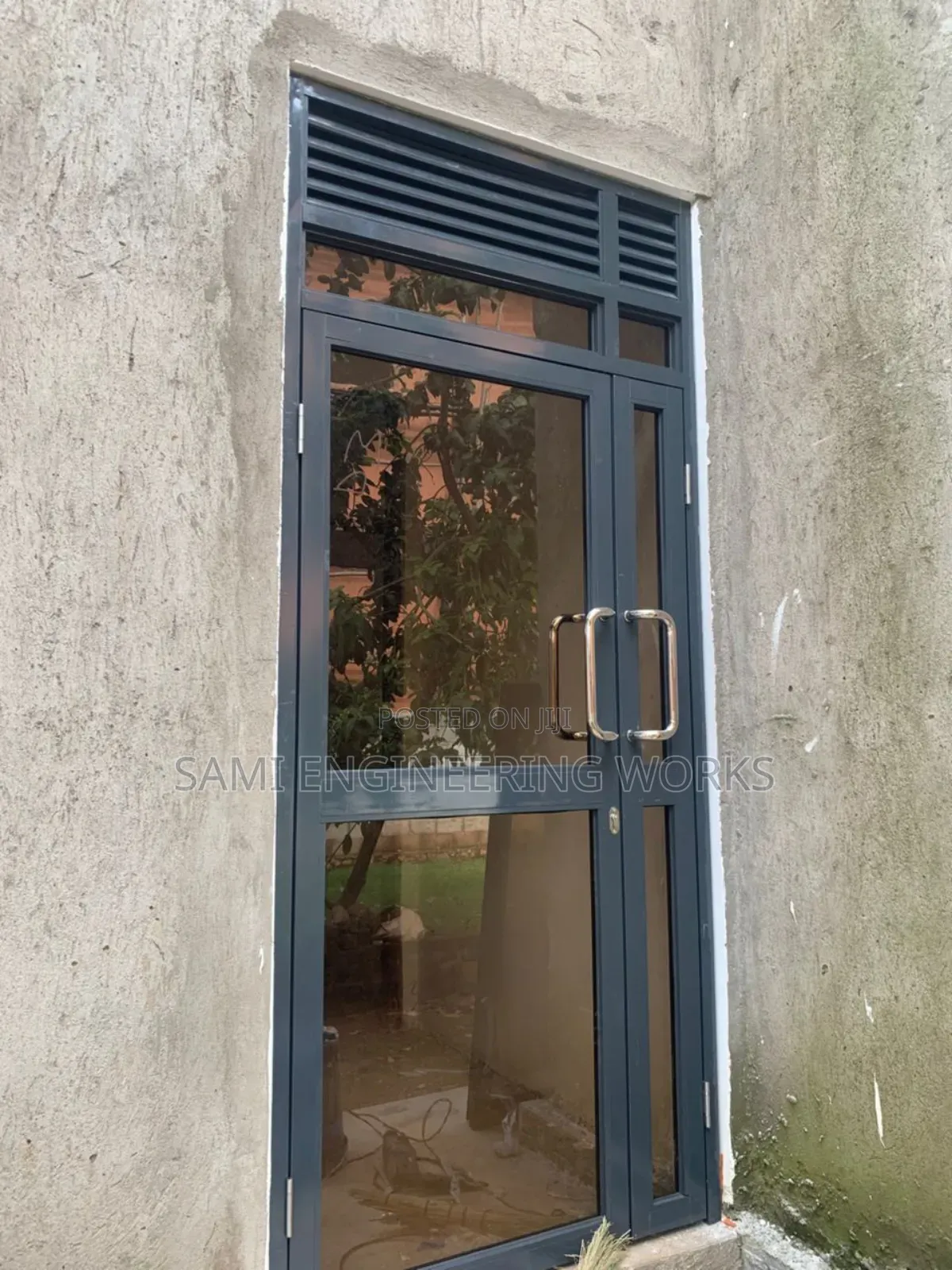 Aluminum Swinging Behind Door With Afix