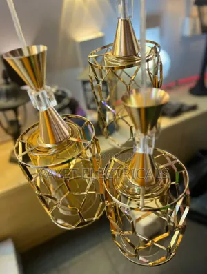 Goldish Ceiling Pendant Lamp Holder