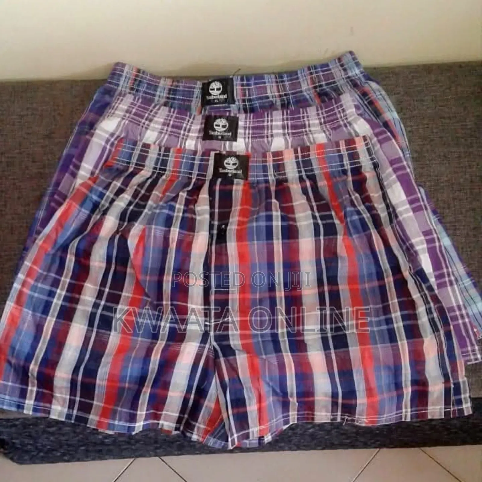 1 Piece Timberland Activeblend Men's Woven Underwear Boxers