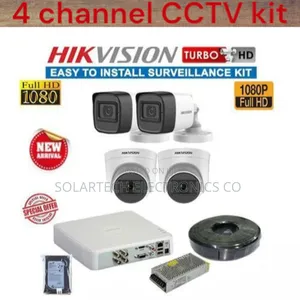 4 Channel Hik Vision CCTV Camera System Kit Zoqe