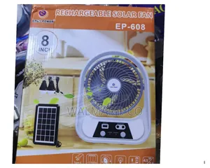 Rechargeable Solar Fan