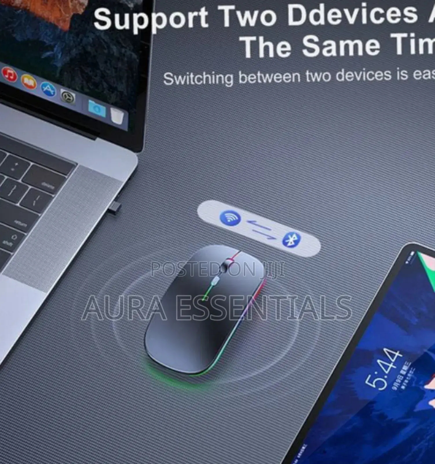 Bluetooth Wireless Slim Silent Click Mouse
