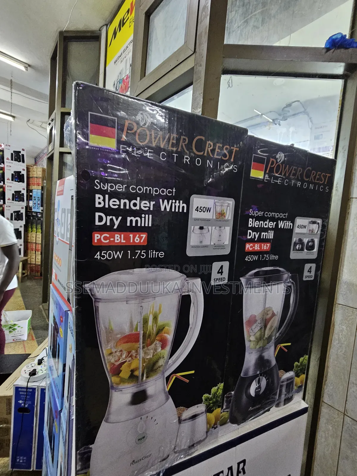 Power Crest 2 in 1 Electric Blender