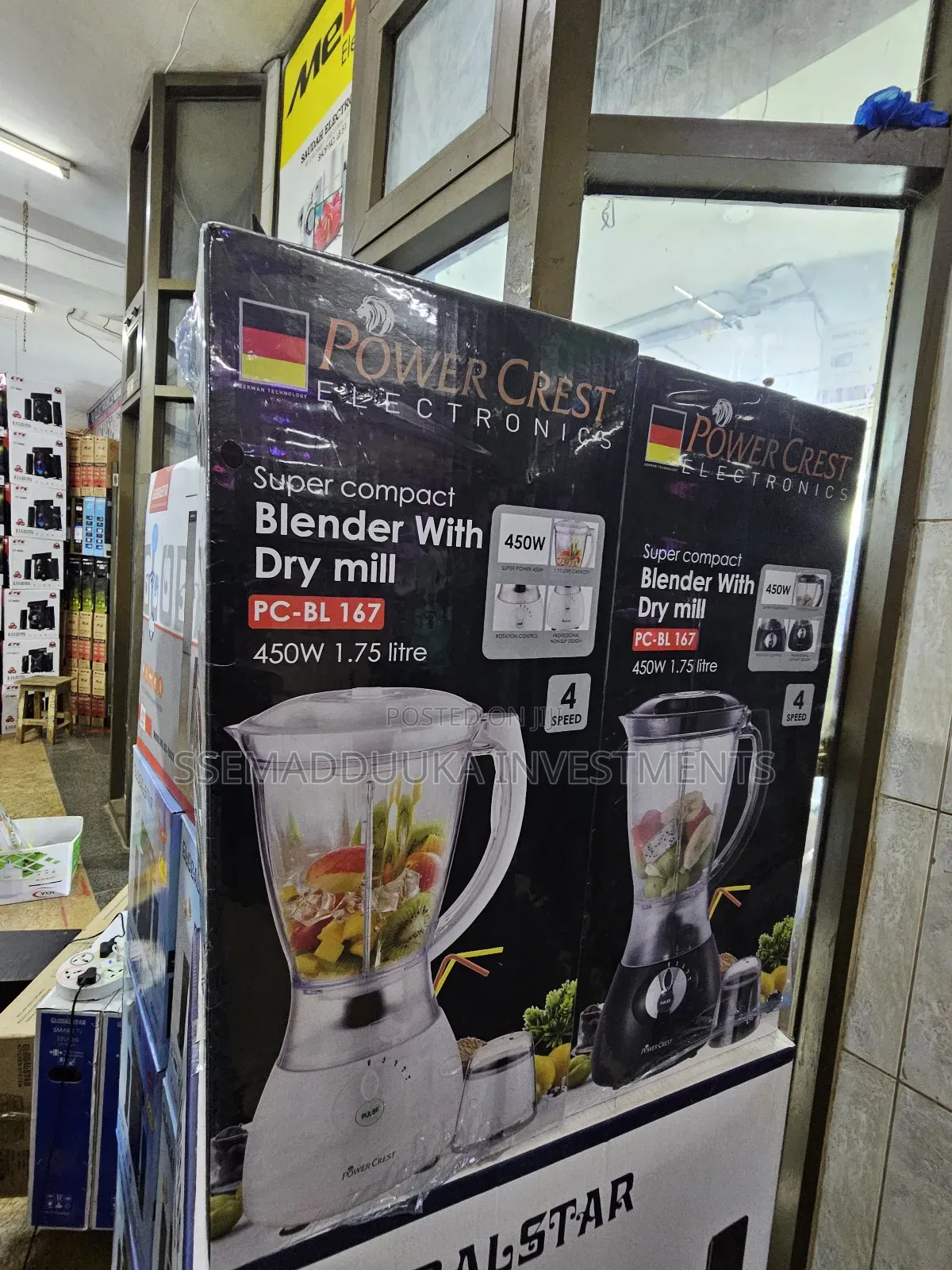 Power Crest 2 in 1 Electric Blender