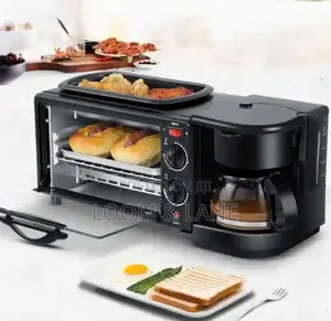 Hoffmans Home Breakfast Machine Maker Coffee , Oven , Grill