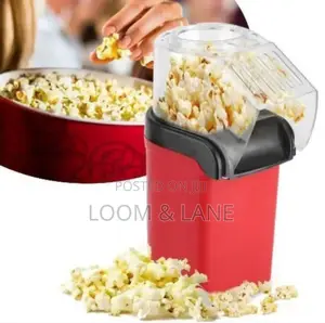 Hot Air Popcorn Popper No Oil