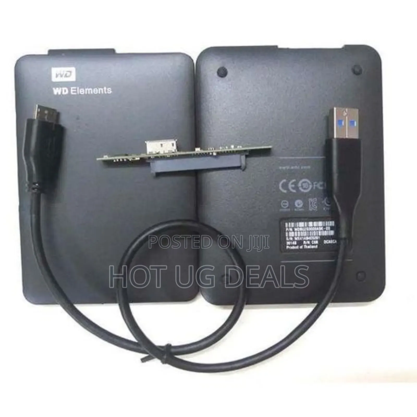 Western Digital Elements External Hard Disk Casing Usb 3.0