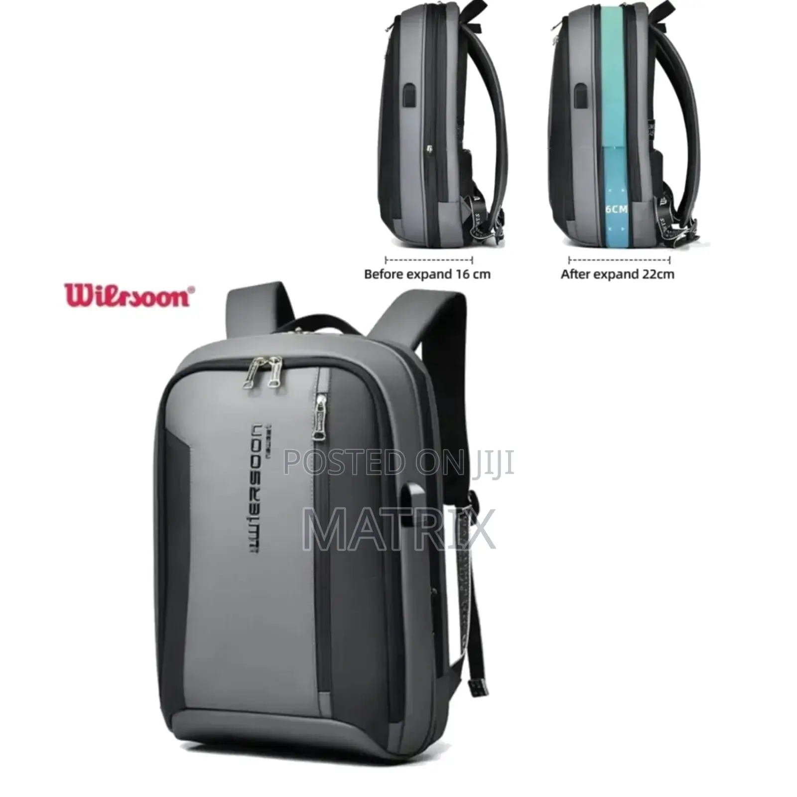 Expandable Laptop Backpack Usb Port
