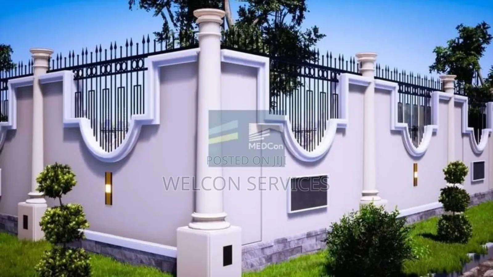Wall Fence and Canopy Construction