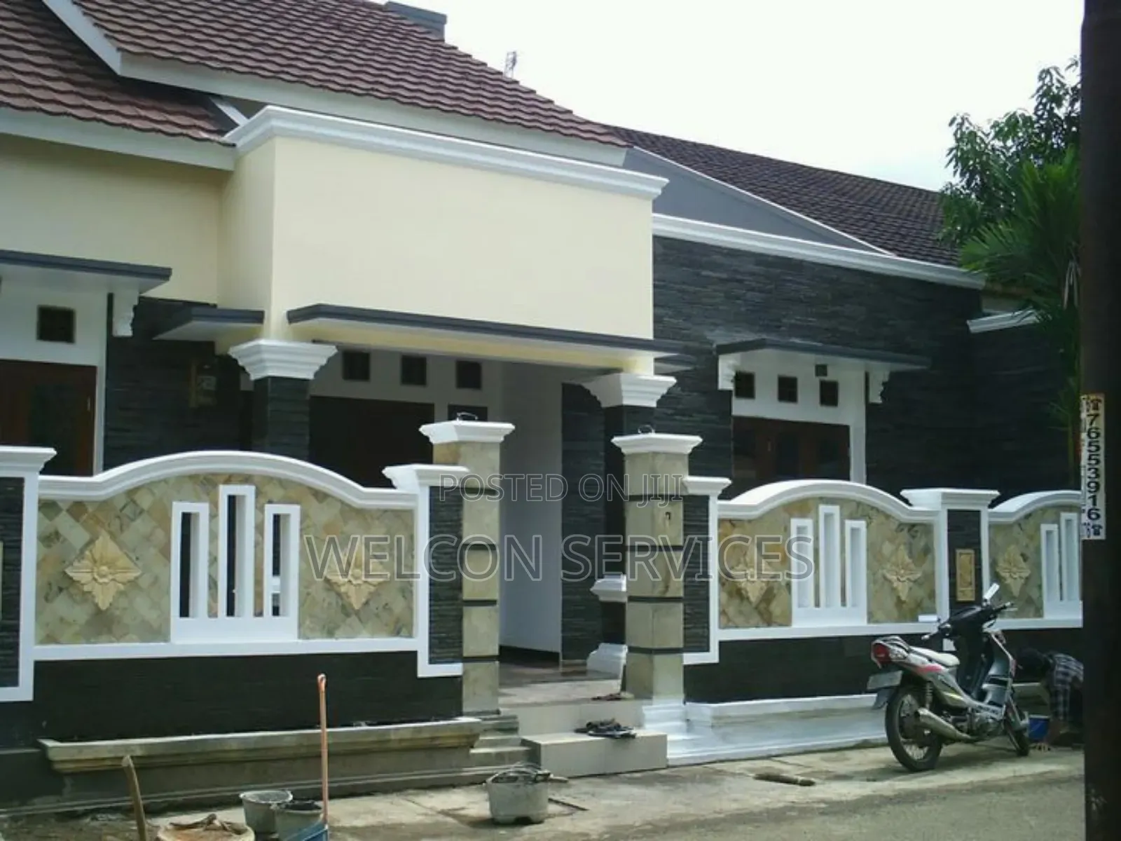 Wall Fence and Canopy Construction