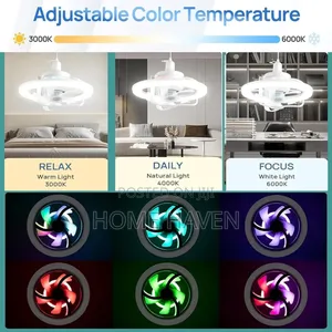 Multi-Color Led Ceiling Fan Bulb