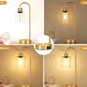 3-Ways Dimmable Gold Table Lamp
