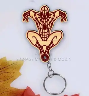 Wooden Disney Characters Keychain