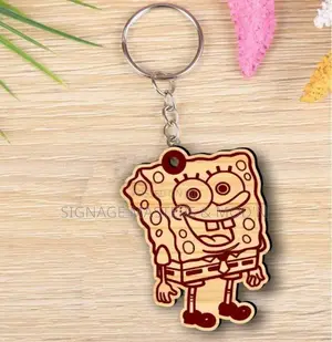 Wooden Disney Characters Keychains