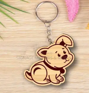 Wooden Disney Characters Keychains