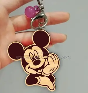 Mickey Wooden Keychains