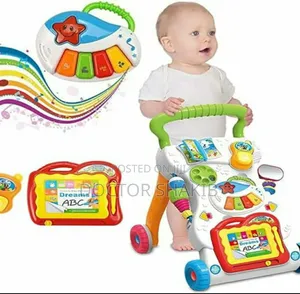 Unique Baby Sit-to-Stand Learning Music Walker