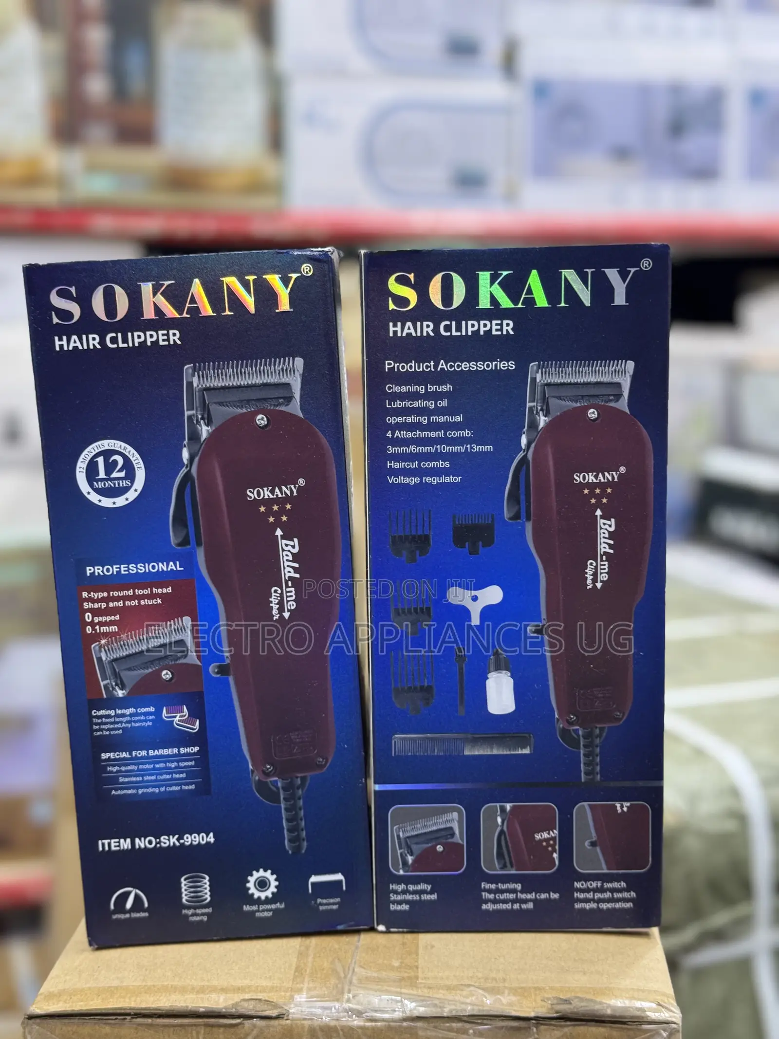 Sokany Hair Clipper, Model Sk-9904