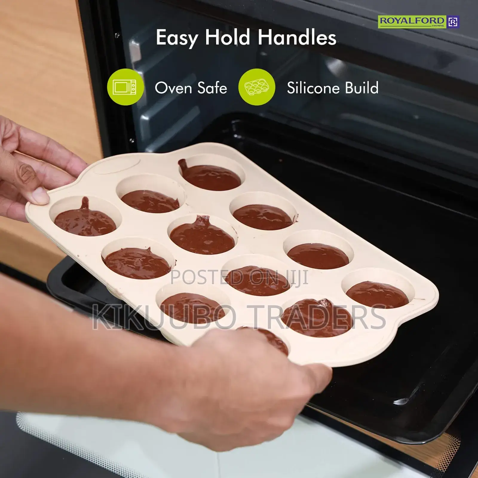 Royalford Silicone Cupcake Baking Mold