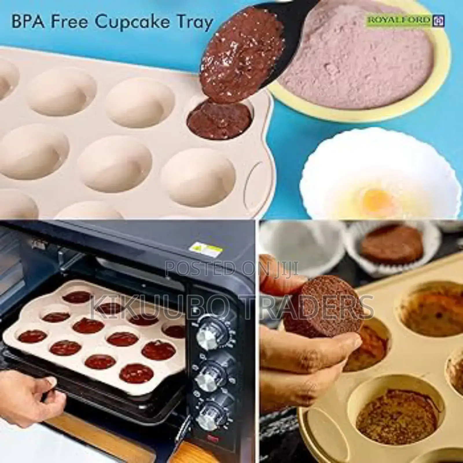 Cupcake Silicone Baking Tray