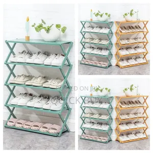 New Foldable 5-Tier Shoe Rack