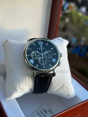 Original Leather Strapped Patek Philippe Classy Men's Watch