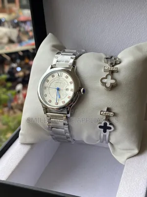 Beautiful Ladies' Cartier Wrist Time Piece With a Bracelet