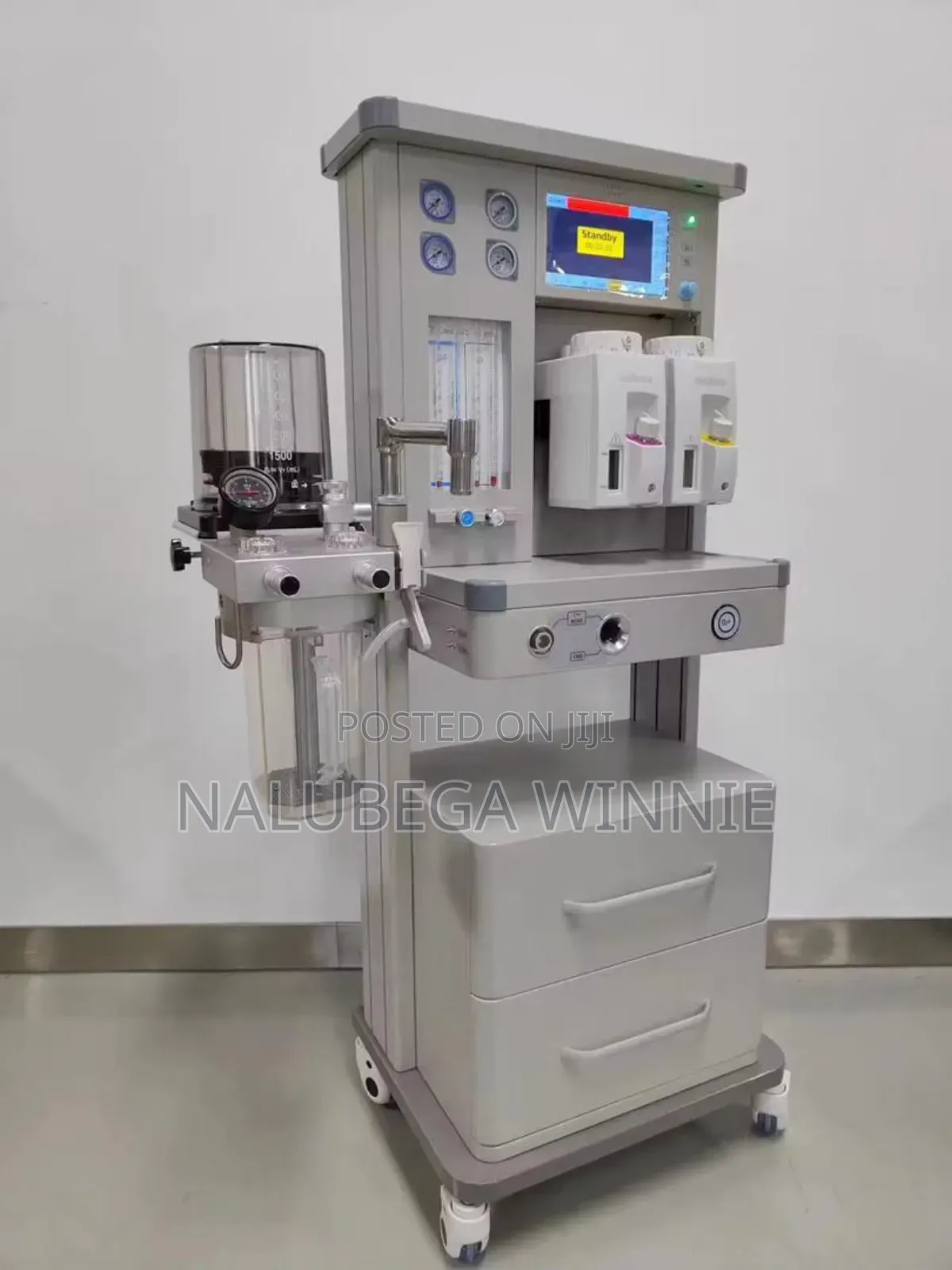 Double Vaporizer Anethesia Machine