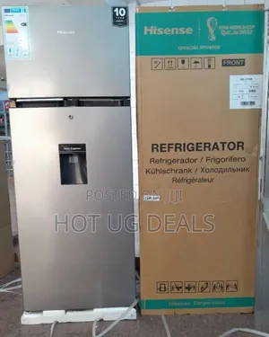 Hisense 270 Litres Double Door Defrost Fridge With Dispenser