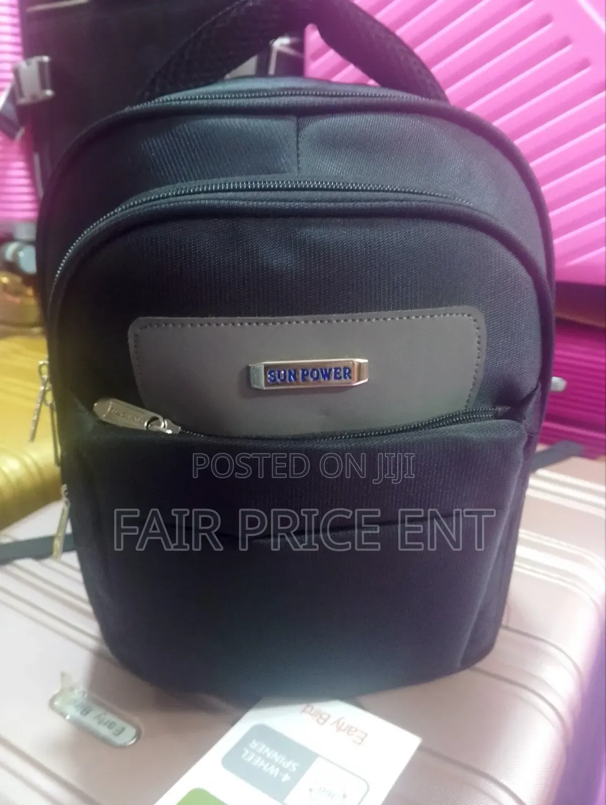 Original Cloth Bag Pack Kids Bag.( Black)