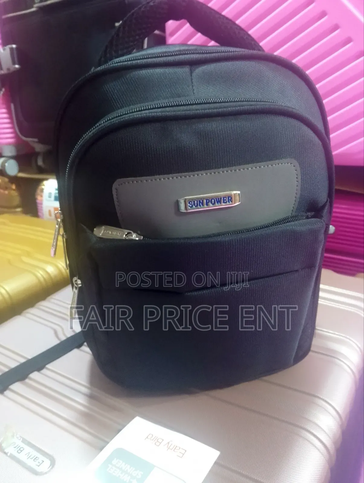 Original Cloth Bag Pack Kids Bag.( Black)