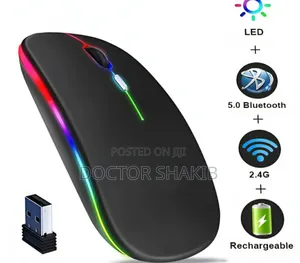 Unique Bluetooth Wireless Slim Silent Click Mouse