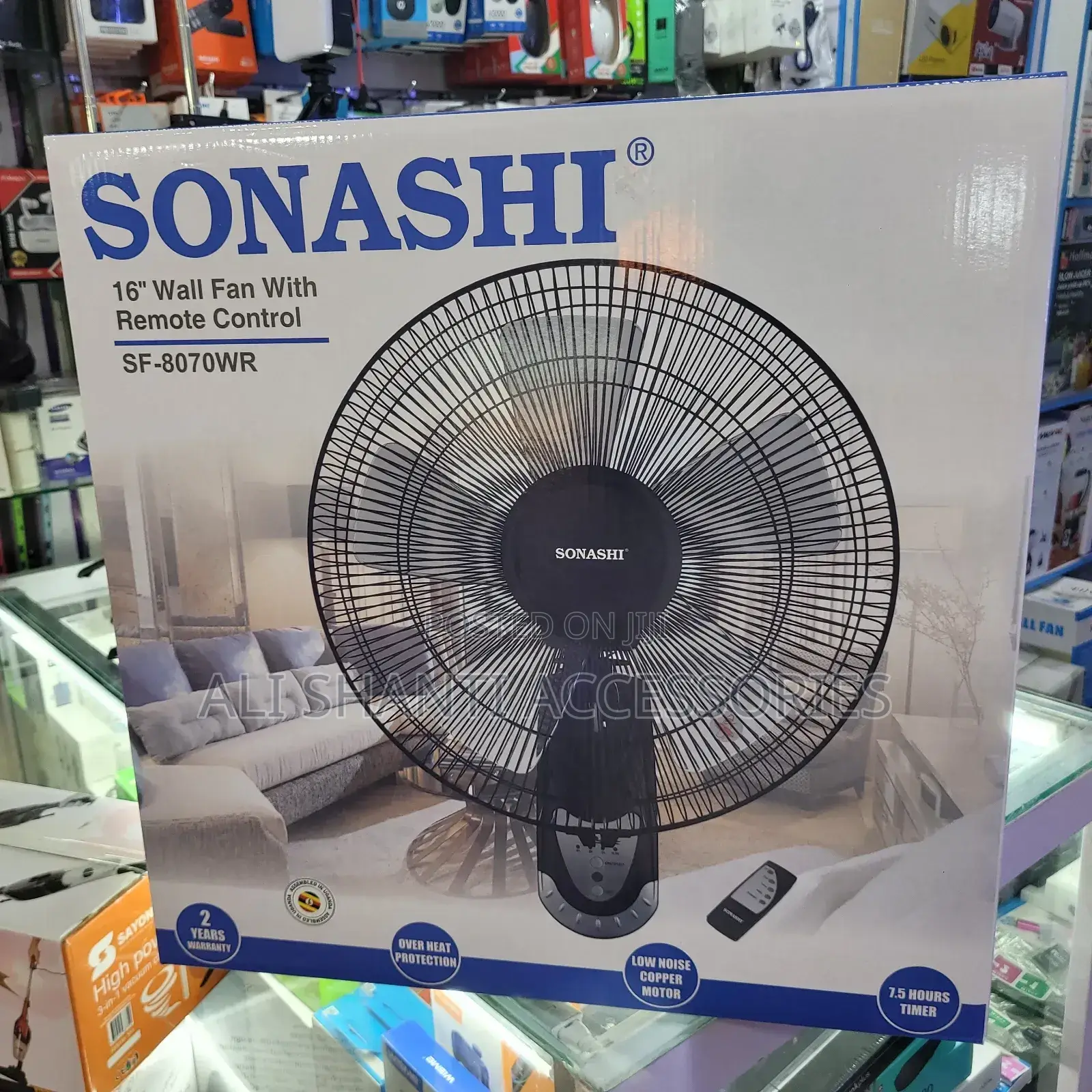 Sonashi Wall Fan With Remote Control