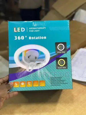 Led Aromatherapy Fan Light 360 Rotation