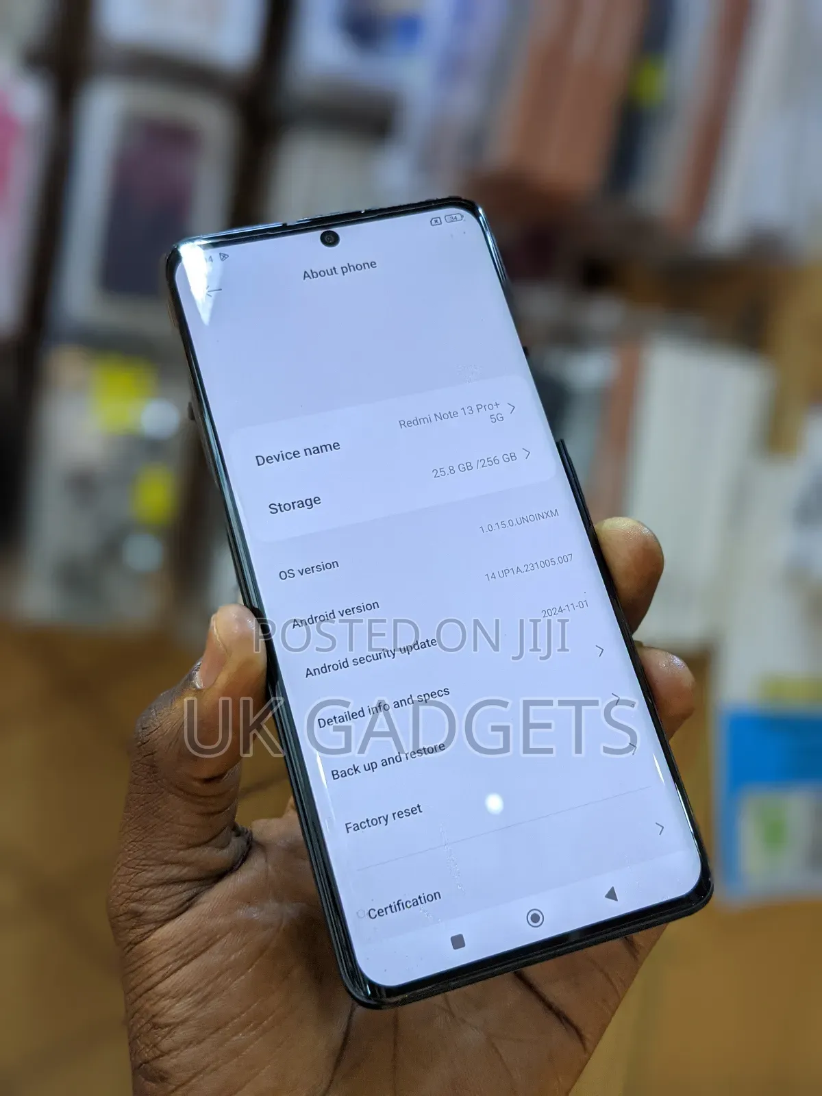 Xiaomi Redmi Note 14 Pro+ 5G 256 GB Black